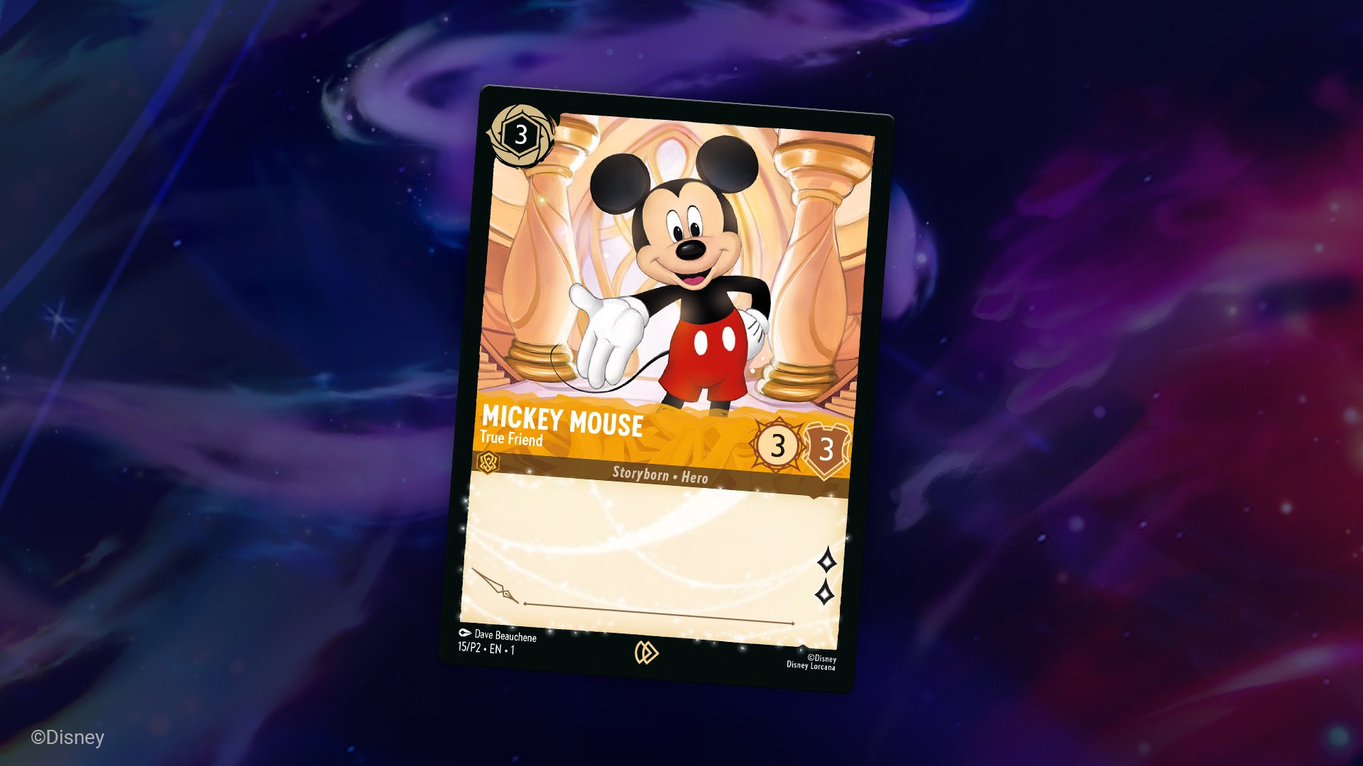 Mickey Mouse to welcome fans to the Disney Lorcana TCG European Championship!