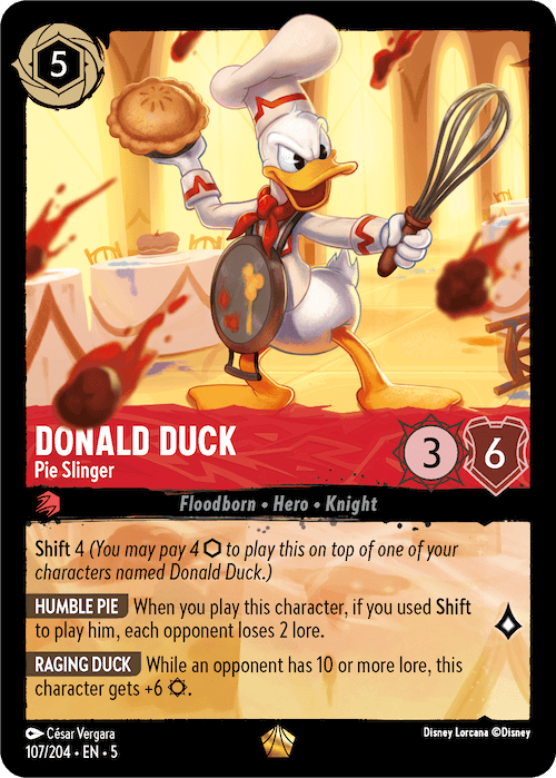Image of Donald Duck – Pie Slinger card