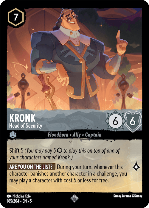 Image of Kronk – Head of Security card