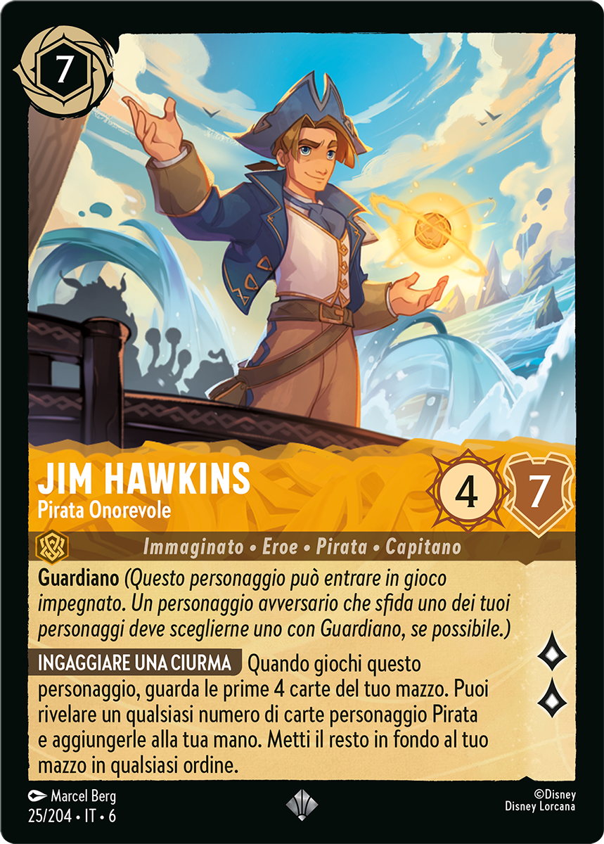 Immagine della carta Jim Hawkings - Pirata Onorevole