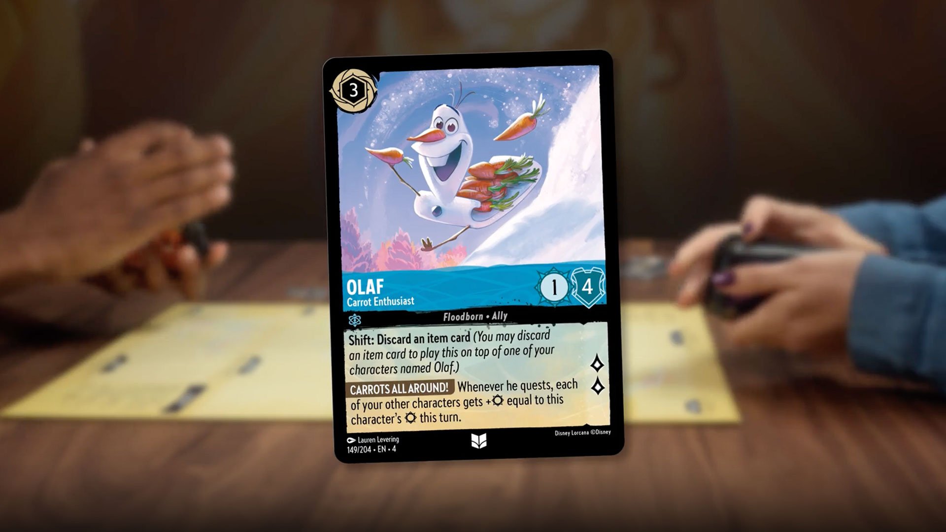 Thumbnail image of the Olaf card from the game Disney Lorcana Gateway Trading Card Game