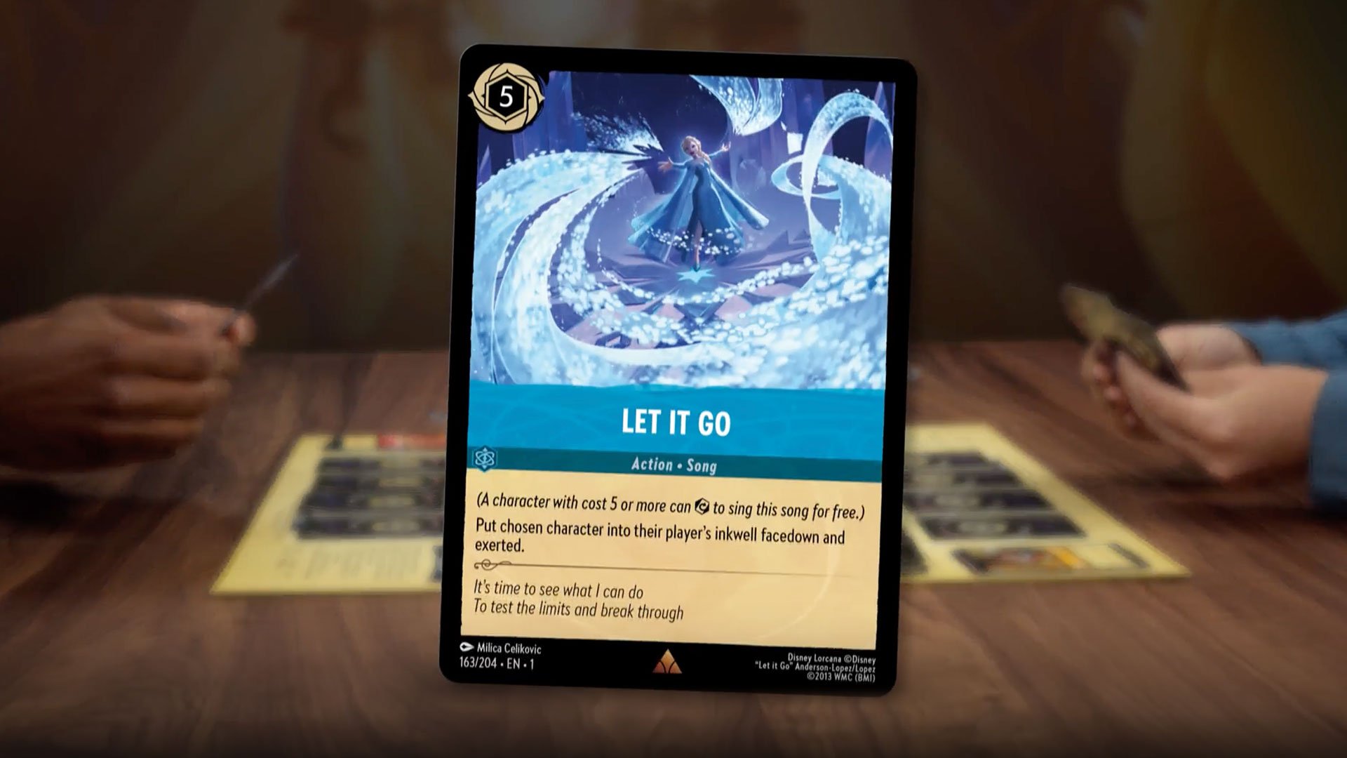 Image of the card Let It Go from the Disney Lorcana Gateway Trading Card Game